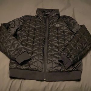 Women’s Under Armor puffer bomber jacket